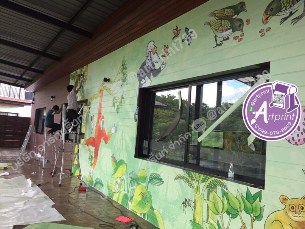 Cement wall stickers Print Sticker on cement wall 3M sticker IJ 38 IJ8624