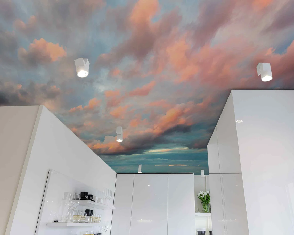 Print ceiling sticker, ceiling sticker, print decorative ceiling sticker